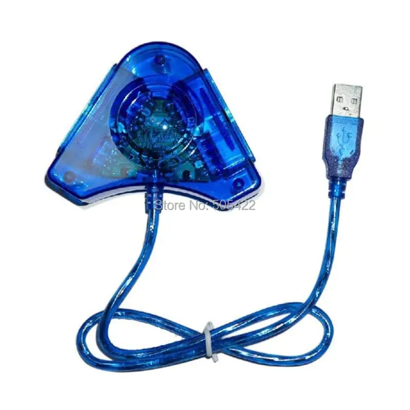 Для игрового контроллера Playstation 2 PS2 PS1 PSX на пк двойной адаптер конвертер USB