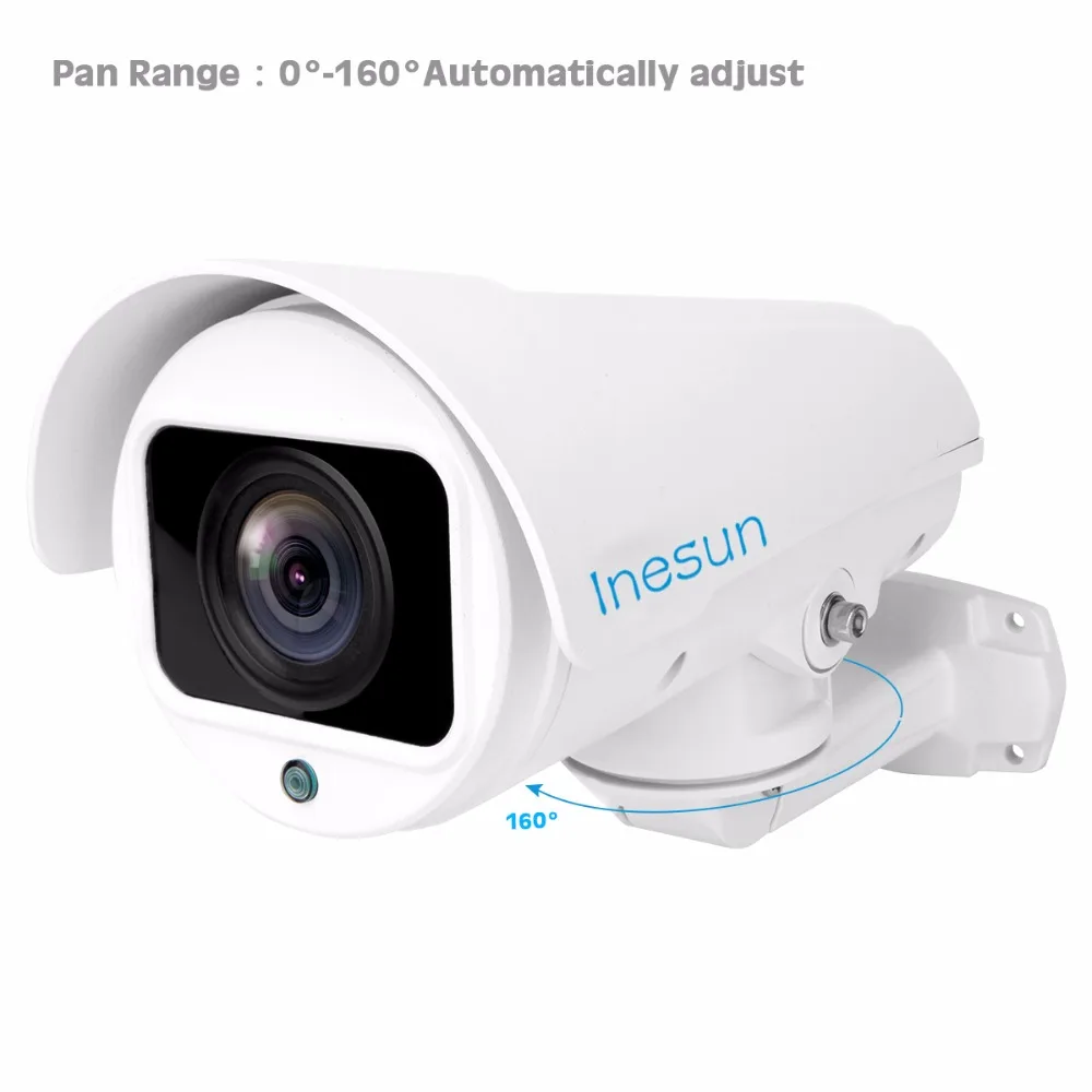 Inesun 1080 P 2MP на открытом воздухе безопасности Камера 4X/10X Оптический зум 4-в-1 HD CVI TVI/AHD/CVBS Водонепроницаемый ИК Ночное видение аналоговые камеры высокого разрешения