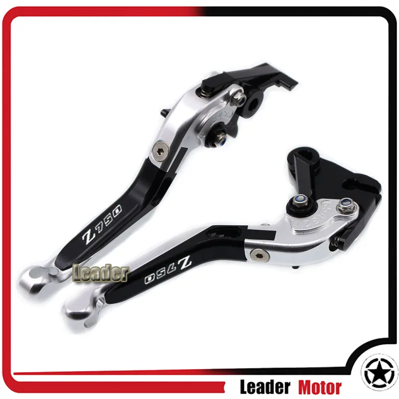 E Для KAWASAKI Z750 Z 750 2007-2012 Аксессуары для мотоциклов Откидное Выдвижная сцепные рычаги логотип Z750 зеленый - Цвет: E
