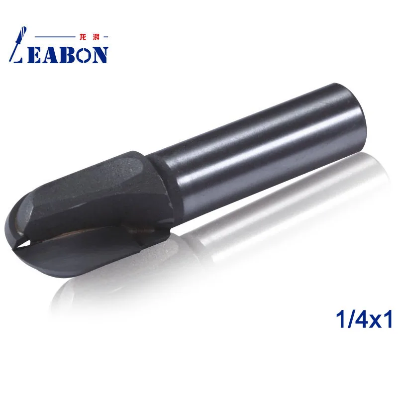 LEABON 1/4x1 хвостовиком круглый нос Cove Core Box фрезы/фрезы ЧПУ станок роутер Зенковка