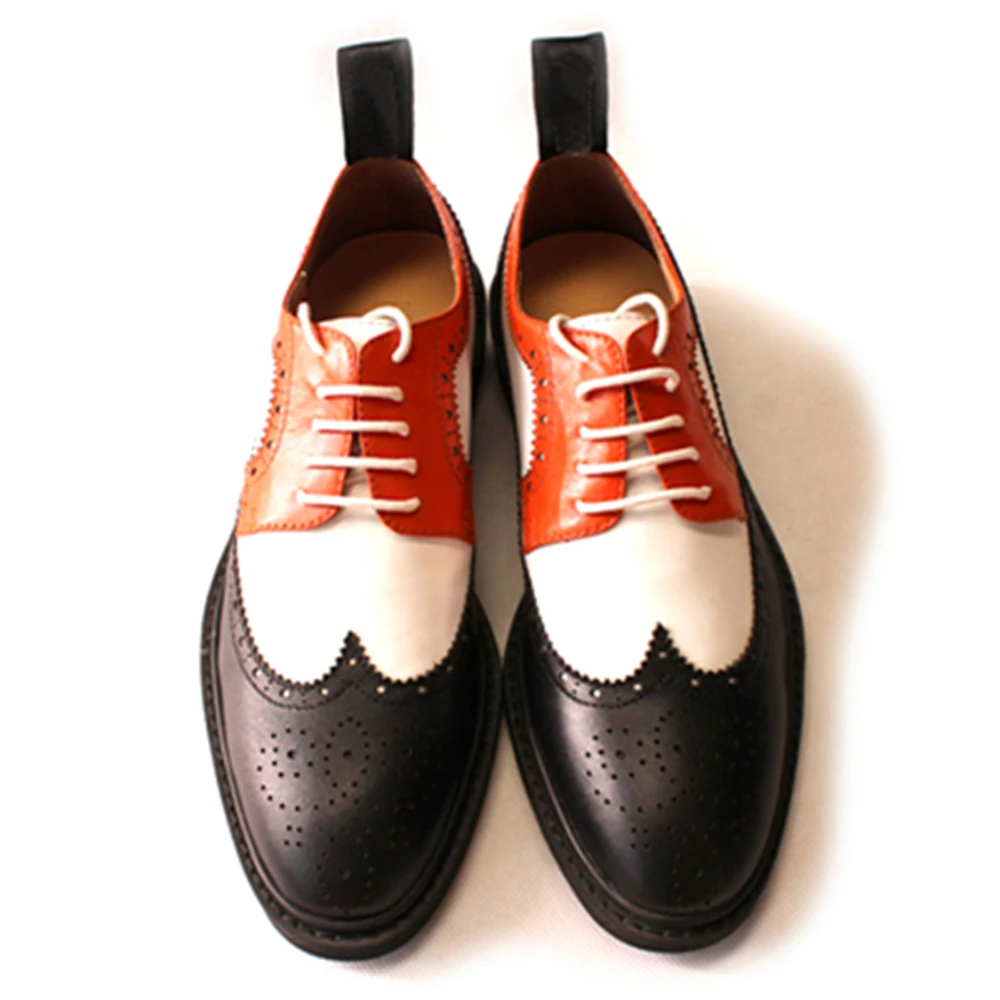 Классические Кожаные мужские туфли ручной работы chaussures hommes en cuir|Туфли| |