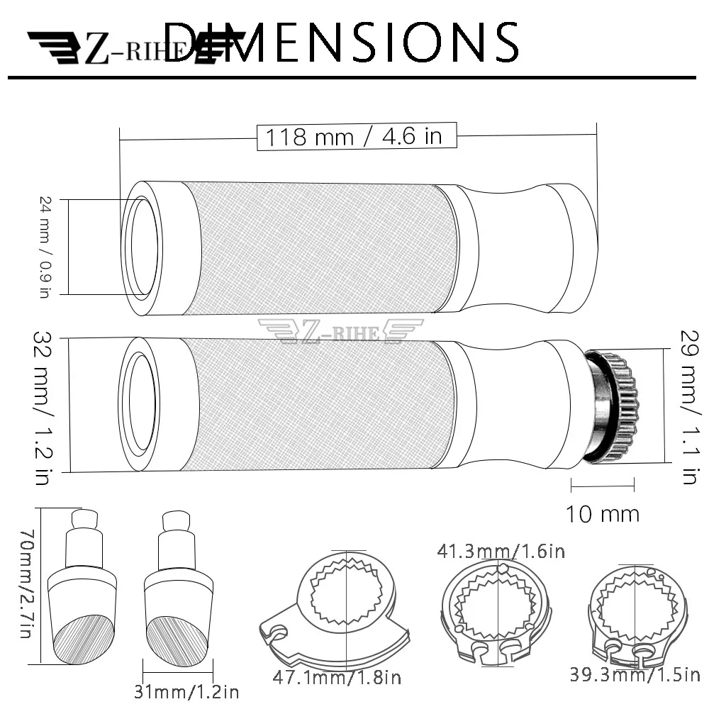 Для Bajaj Pulsar 200 NS/200 RS/200 AS руль мотоцикла рукоятка скутер крутой Ремонт 22 мм 7/8