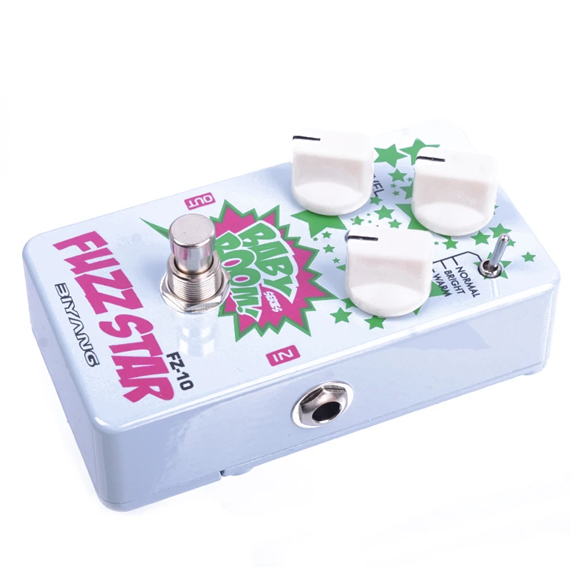 BIYANG FZ 10 Бэби бум серии 3 режима Fuzz гитары педаль эффектов металлический корпус с