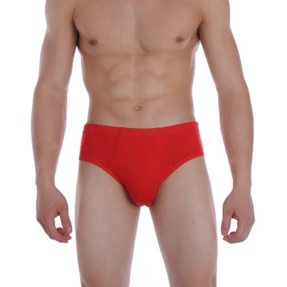 Новое поступление однотонные мужские трусы Прямая продажа с фабрики брифы