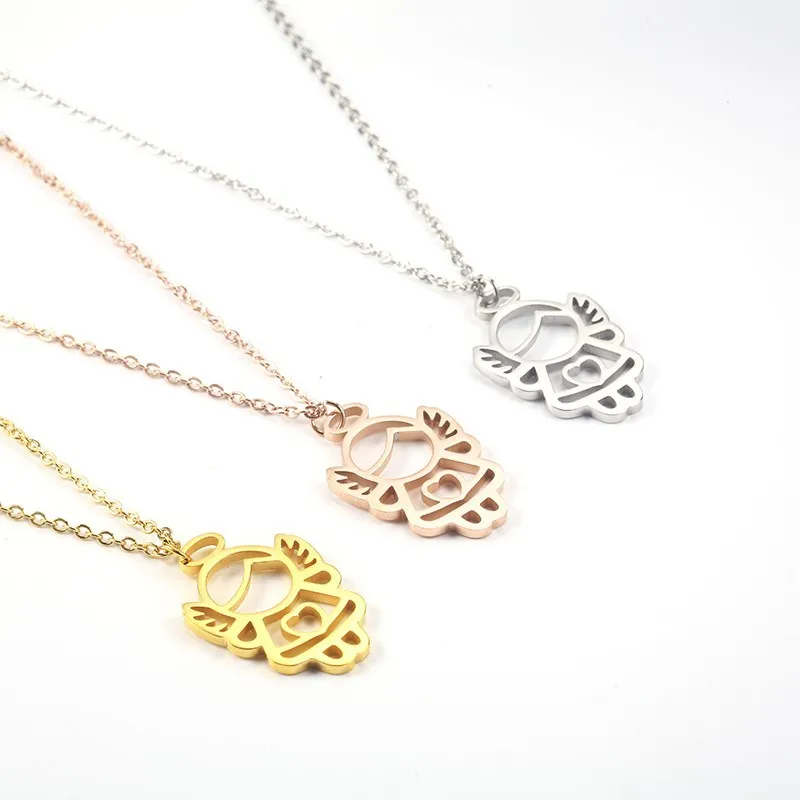 RIR минималистичное ожерелье сказочного ангела крошечное ангела-хранителя