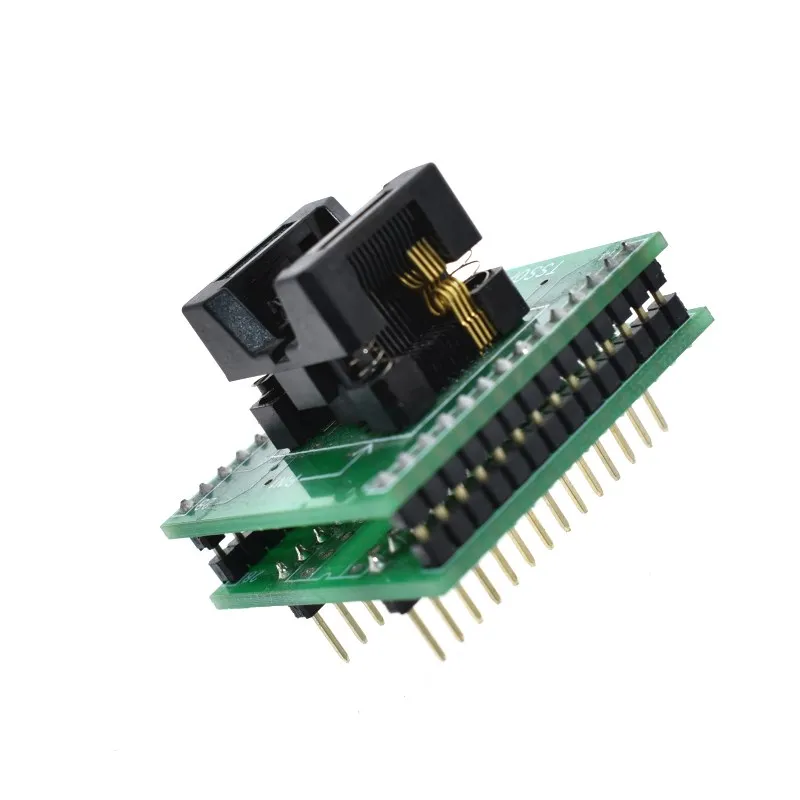 Адаптер TSSOP8 к DIP28 TL866A TL866CS программатор адаптер SSOP8 IC тестовый разъем шаг 0 65
