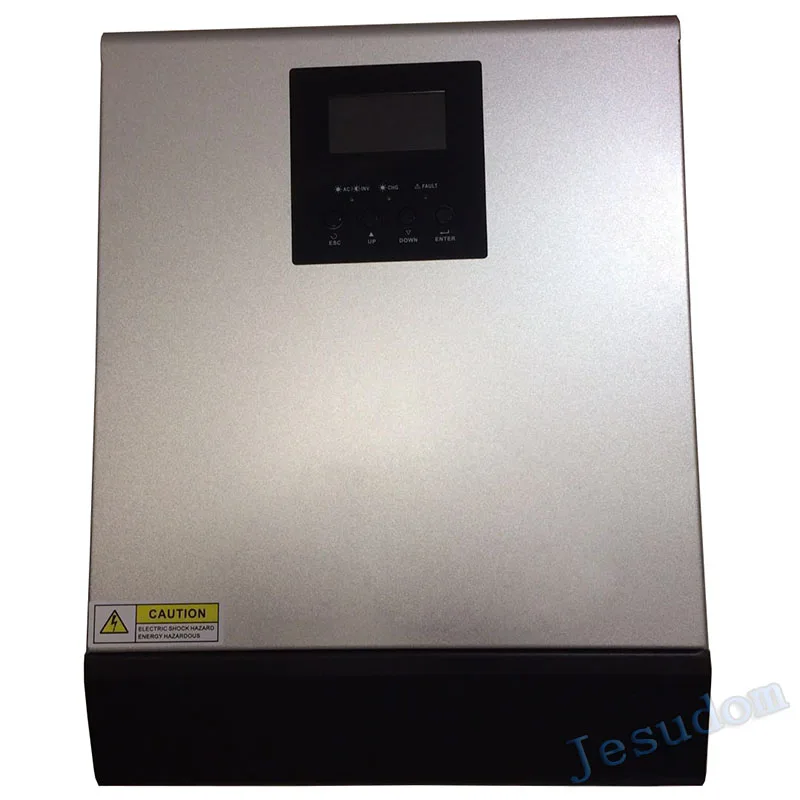 Гибридный солнечный инвертор 3KVA 2400W 24Vdc to 230Vac 50HZ 60HZ с 24V60A MPPT Солнечное зарядное