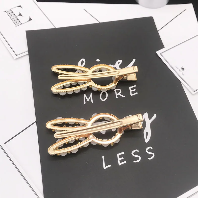 Teenage Girls Hair Accessories Delicate Grip Woman Geometric Irregular Pearl Hairpins Ladies Barrettes Clip Headwear | Детская одежда и