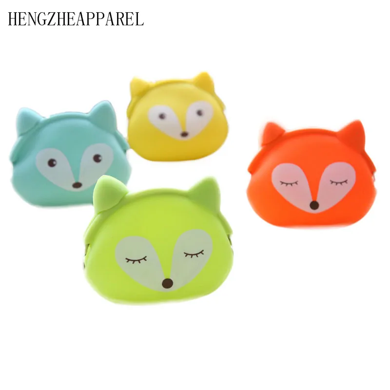 Ярких цветов Сова Bunny Cat Силиконовые Портмоне подарок для ребенка cartoontrendy детские