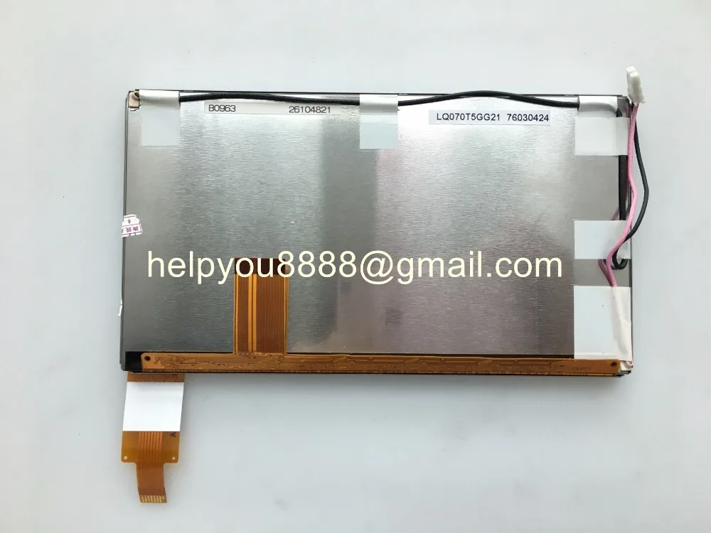 Бесплатная доставка LQ070T5GG21 Оригинальный Новый ЖК-дисплей с сенсорной панелью для
