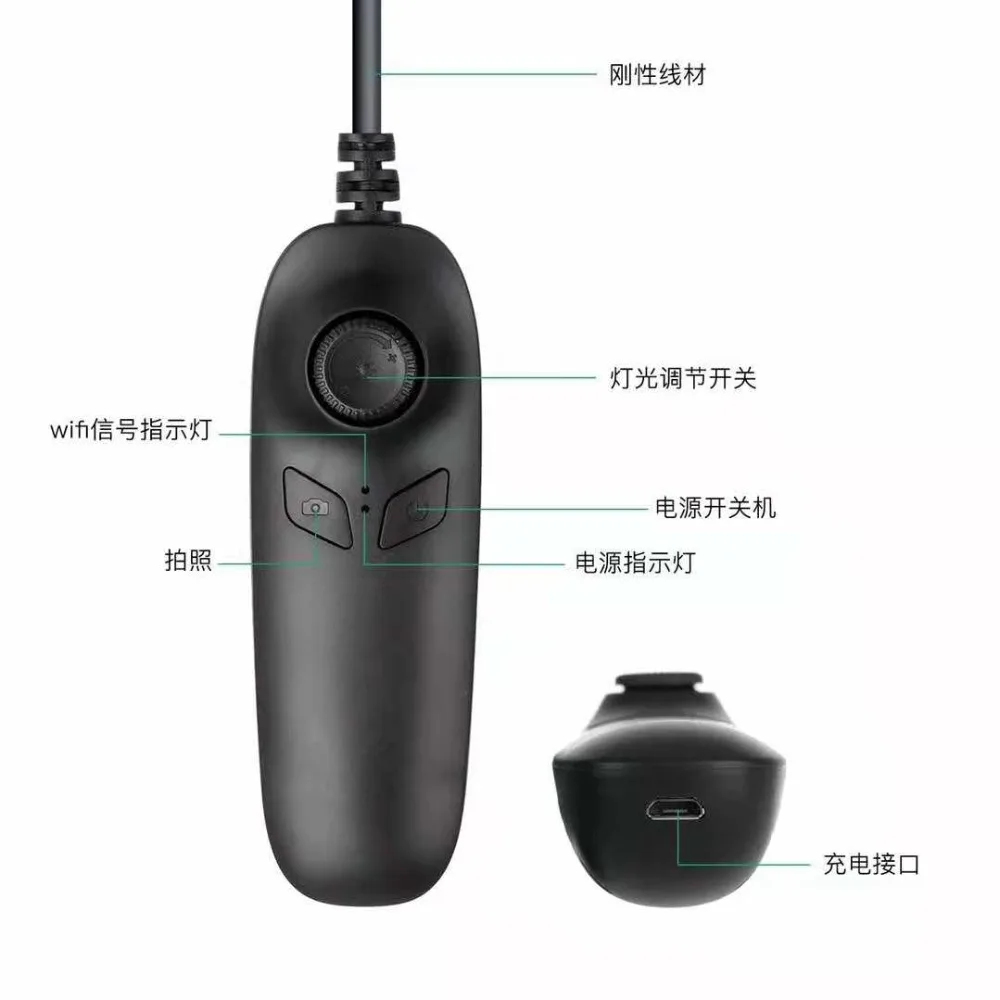 2MP 1200P беспроводной wifi эндоскоп камера для Android и ISO