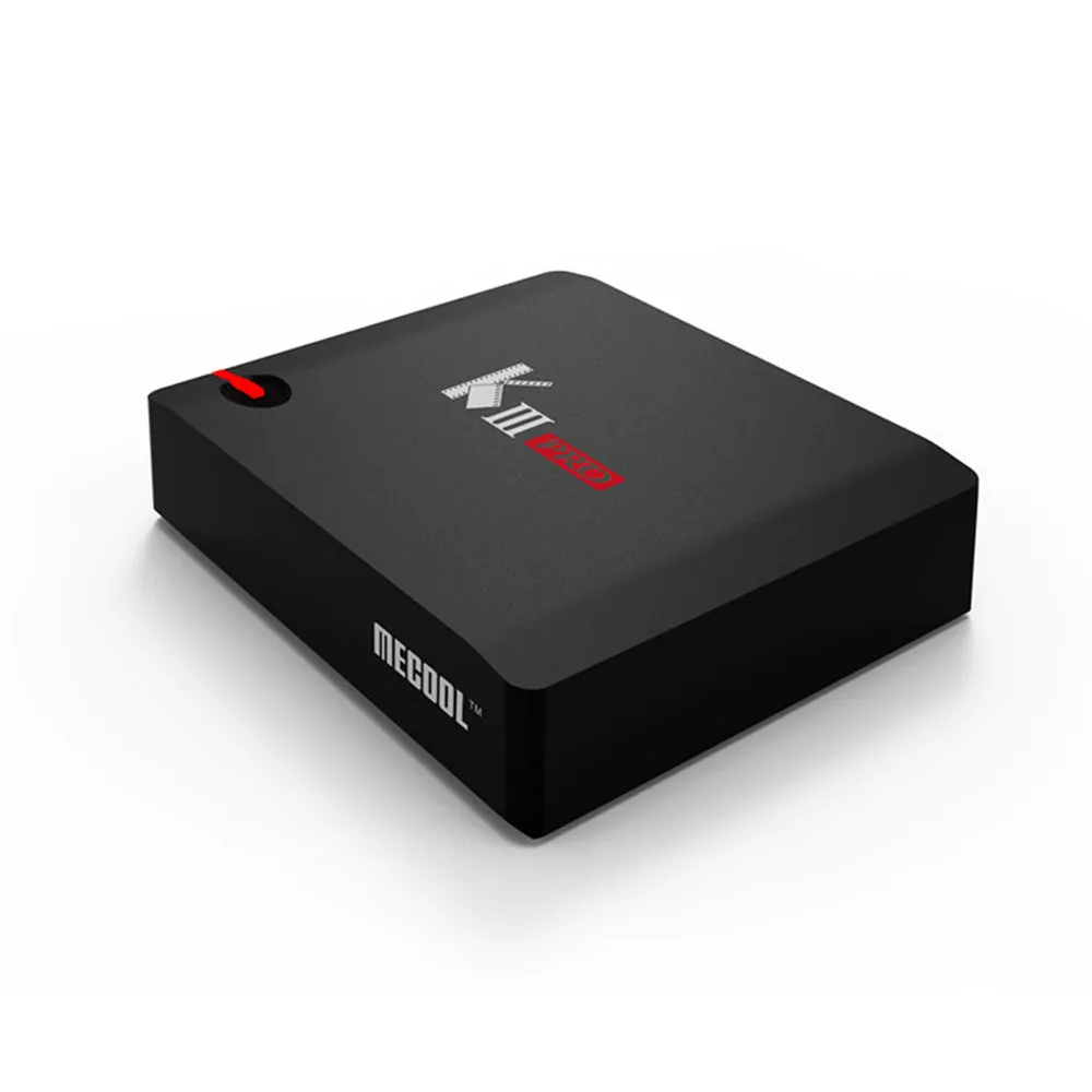 MECOOL DVB-T2 DVB-S2 KIII PRO 3 + 16 ГБ Android 7 1 ТВ коробка Amologic S912 Восьмиядерный 4K 1080P HD DVB-C приемник