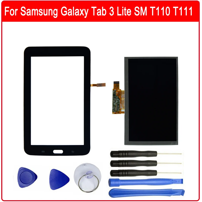 Для samsung Galaxy Tab 3 Lite SM T110 T111 7 0 дюймов сенсорный экран дигитайзер + ЖК дисплей