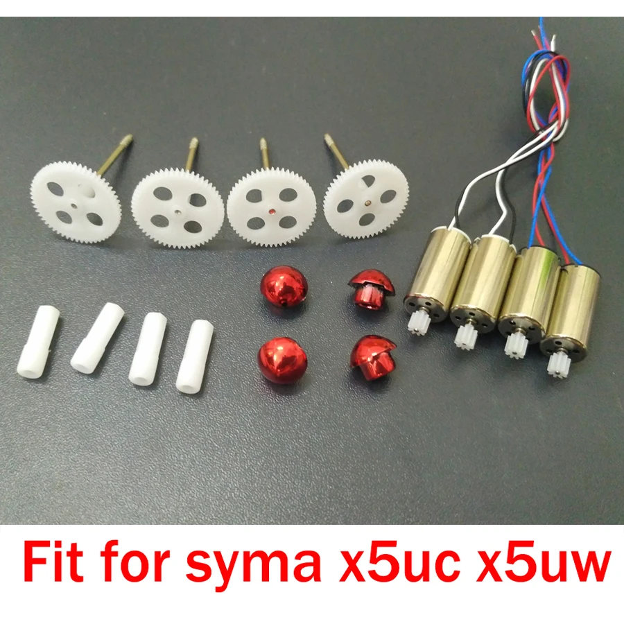 Syma X5UC X5UW оригинальный двигатель и шестерня запасная крышка винта шляпа запасные