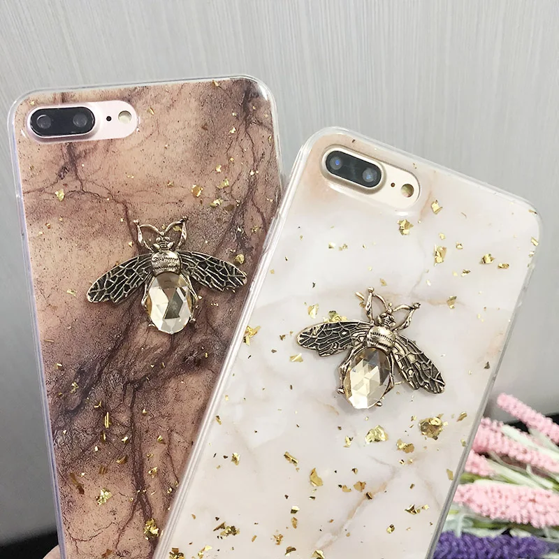 Роскошные блестящие чехлы из золотой фольги и мрамора для iPhone 12 mini 11Pro X XS XR Max SE