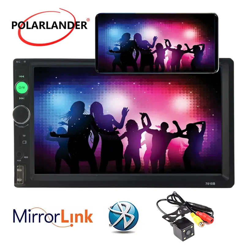 Автомагнитола 7 дюймов 2 Din MP5 с сенсорным экраном Bluetooth USB/TF/FM/Auxin для Android|usb stereo