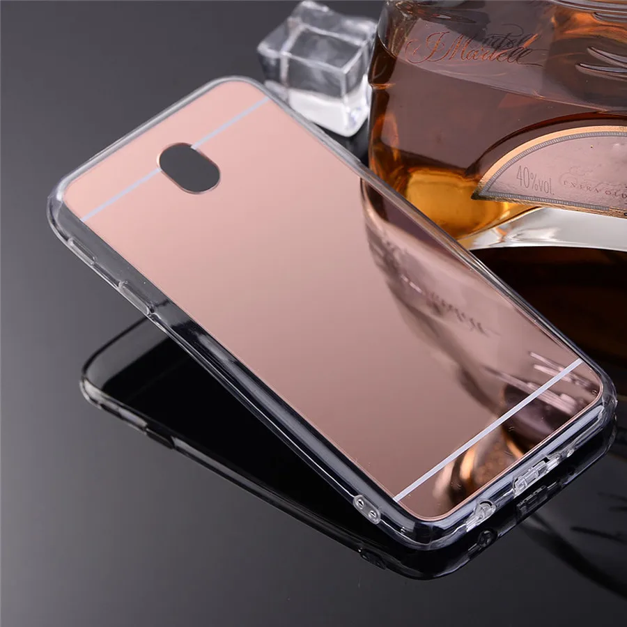 Для Samsung J7 2017 J730 чехол 5 дюймов роскошный зеркальный ТПУ защитный для Galaxy J 7 Pro