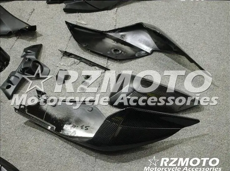 Углеродное волокно лакированная обтекатель части для поездок на мотоцикле Ducati 959 1299 Panigale- Ace kits № 00131