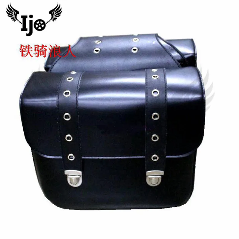 

Мотоциклетная Сумка-седло, кожаная универсальная Боковая Сумка для kawasaki honda suzuki