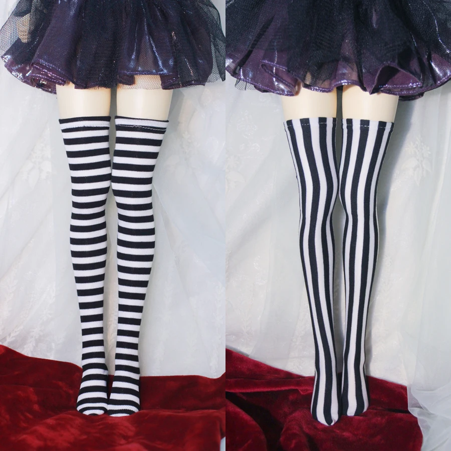 Новинка 1/3 1/4 1/6 BJD Одежда для кукол с рисунком дяди SD MSD YOSD черные белые чулки до