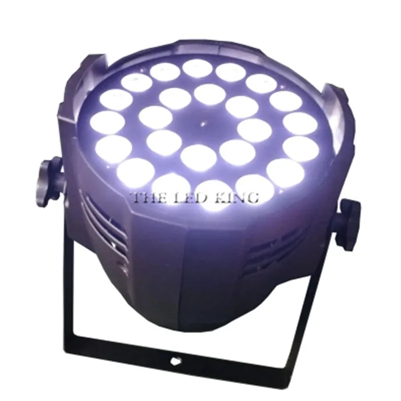 Алюминиевый сплав LED Par 24x12 Вт RGBW 4в1 Can 64 led прожектор dj проектор для мытья освещения
