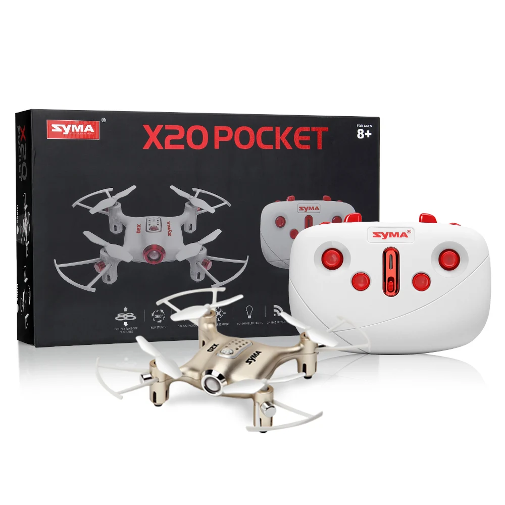 Дрон Syma X20 RC вертолет Карманный Квадрокоптер без камеры пульт дистанционного