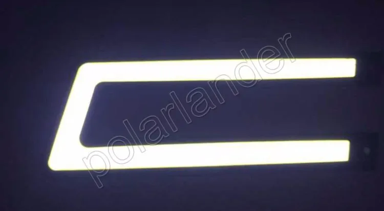 2pcs White COB LED car Daytime Running Driving Light Headlight headlamp U Shape Free Shipping | Автомобили и мотоциклы