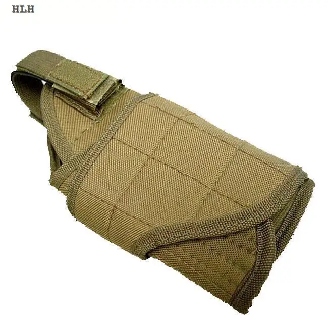 Тактическая кобура с ремнем для ружья и пистолета Molle военная заниженной талией -