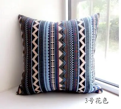 Southeast Asian style stripes pattern pillowcase cushion cover for backrest retro pillow home decor | Дом и сад