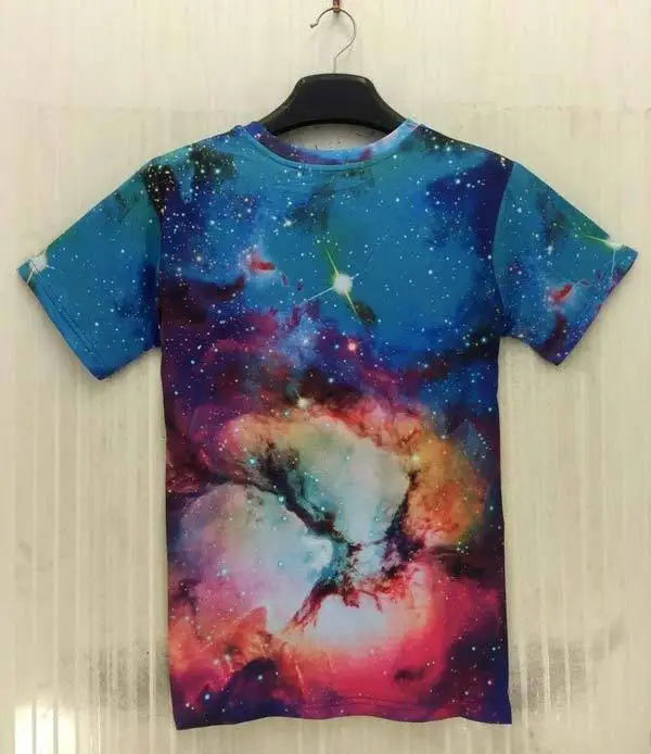 Модная Летняя мужская футболка с 3d принтом букв I AM A DREAMER галактика короткими