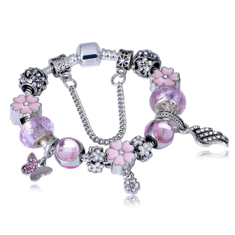 Красочные. подвеска с драгоценным камнем браслеты и ювелирные женские Магнолия