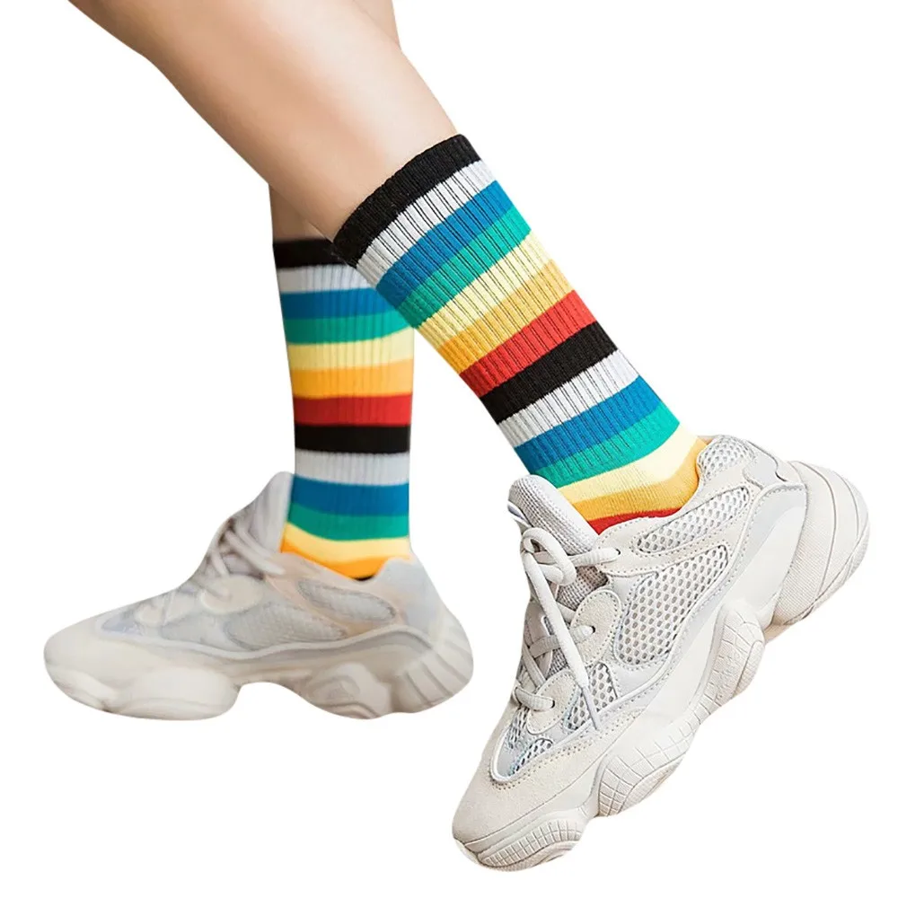 Новые женские повседневные однотонные носки зимние теплые гетры вязаные крючком