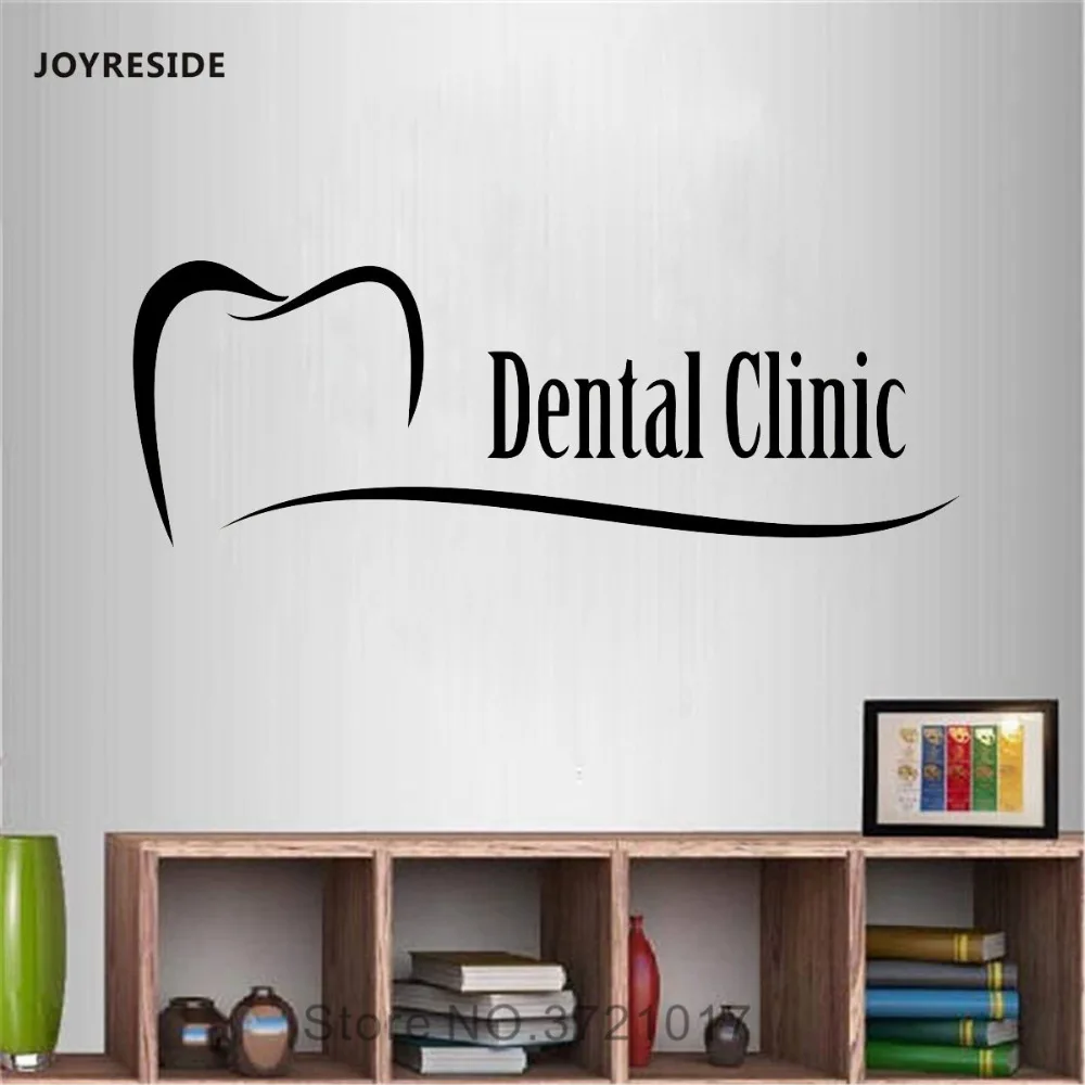 JOYRESIDE стоматологическая клиника стены стоматолога зуб стоматология зубы наклейки виниловые наклейки гостиная украшения дома дизайн росписи A1557