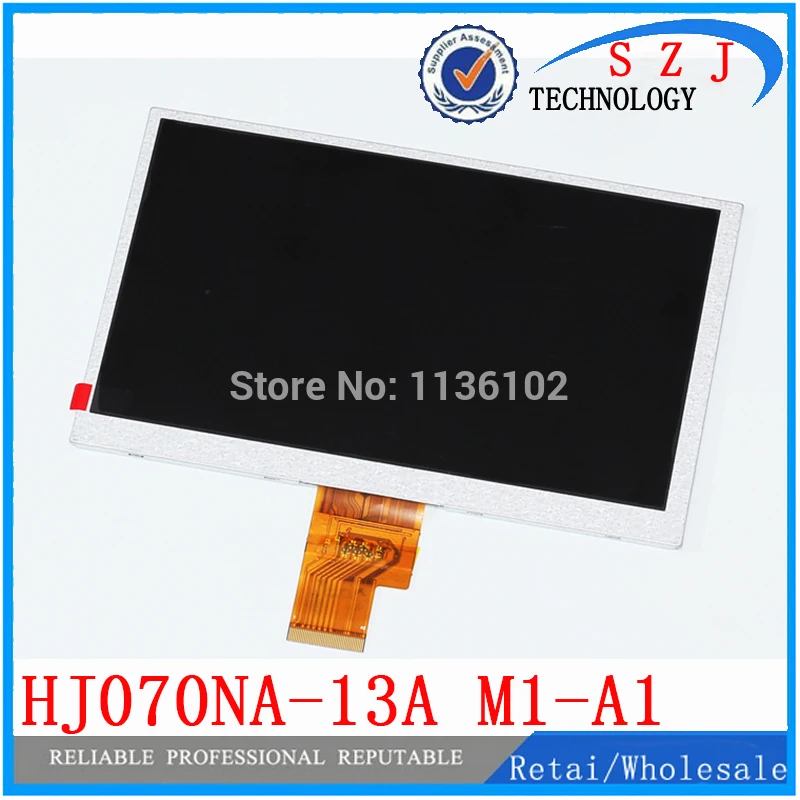 Новый 7-дюймовый планшет HJ070NA-13A M1-A1 для A500 A100 ,1024*600 LVDS, ЖК-дисплей, панель, бесплатная доставка