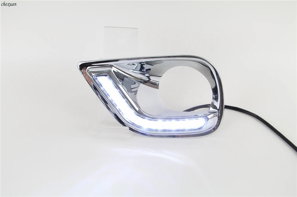 CSCSNL 1 комплект для Toyota RAV4 2013 светодиодный DRL дневные ходовые огни дневного света водонепроницаемая сигнальная лампа