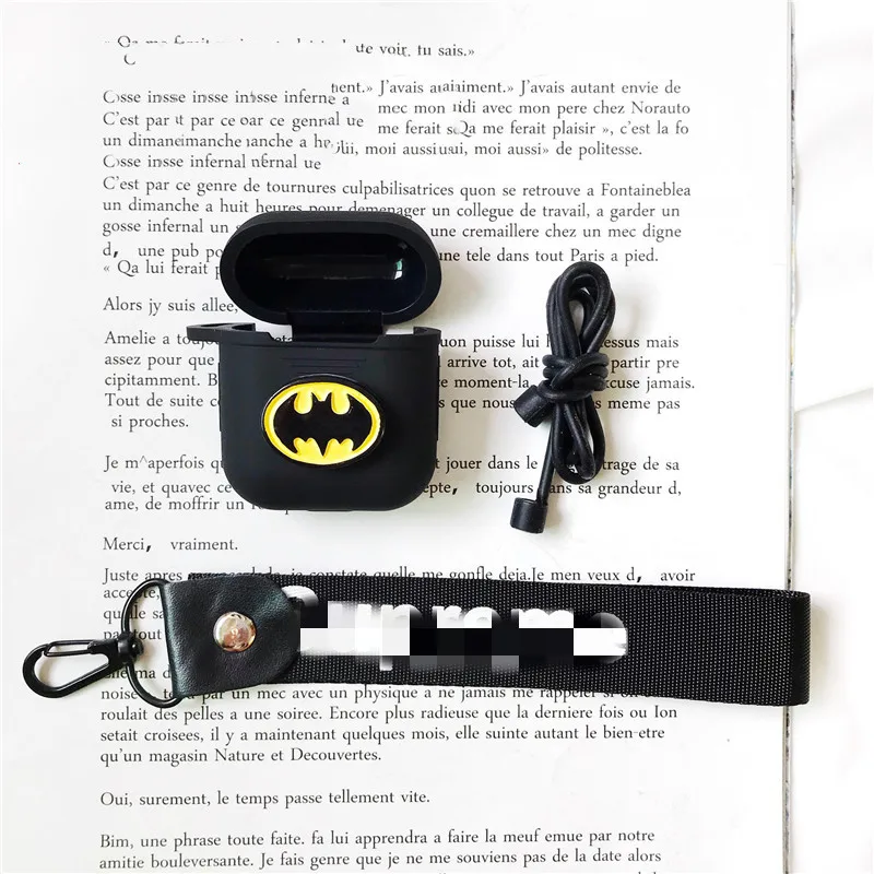 Милый в версии DC Superhero Бэтмен кукла-брелок для ключей Беспроводной Bluetooth наушники