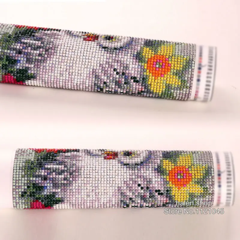 Diy Алмазная Вышивка Цветы круглая рукоделие Diy Алмазная картина вышивка крестиком наклеенная картина модное украшение дома XC383