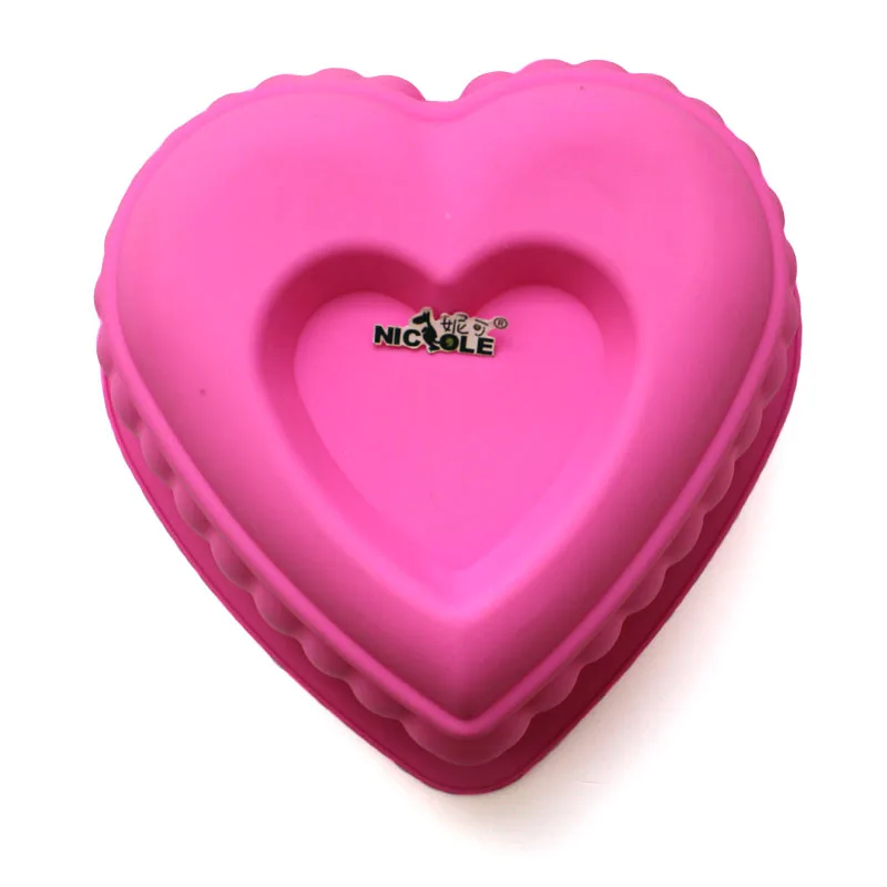 Силиконовые формы в форме сердца для украшения торта Moldes De Silicona Para Fondant
