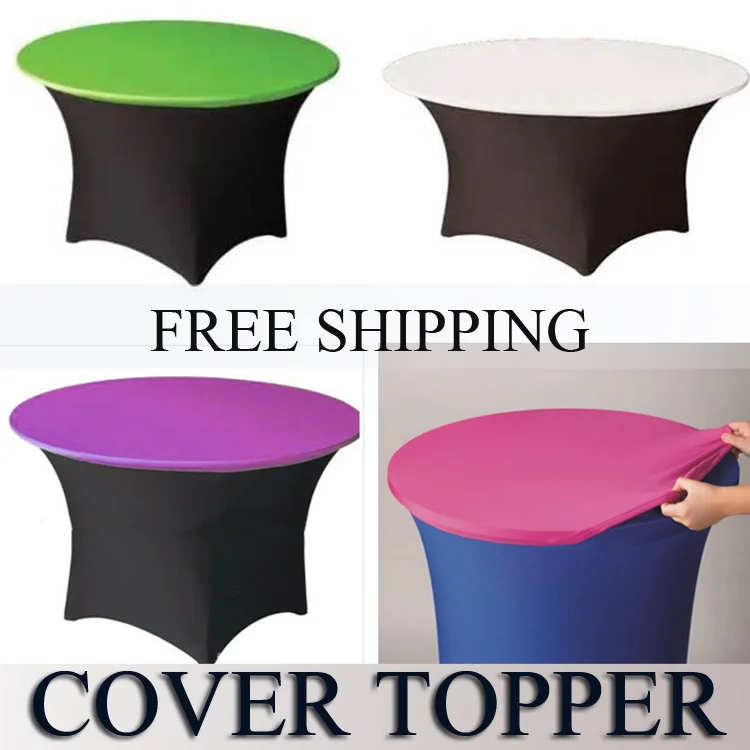 Топ из лайкры 60 см 76 90 120 150 6 шт. spandex table toppers table toppertable top cover | Скатерти -32426822790
