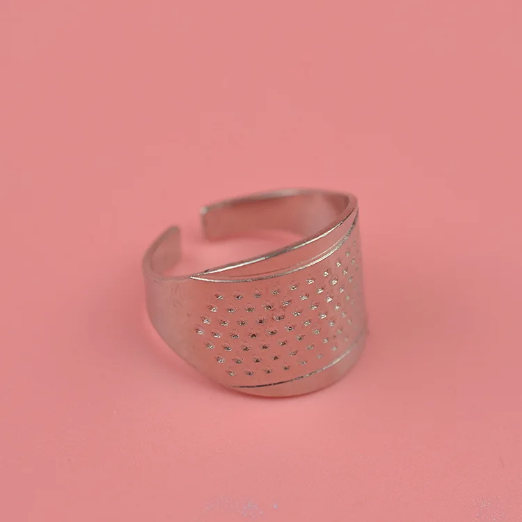4 шт. бытовые швейные инструменты DIY серебряное кольцо наперсток защита для
