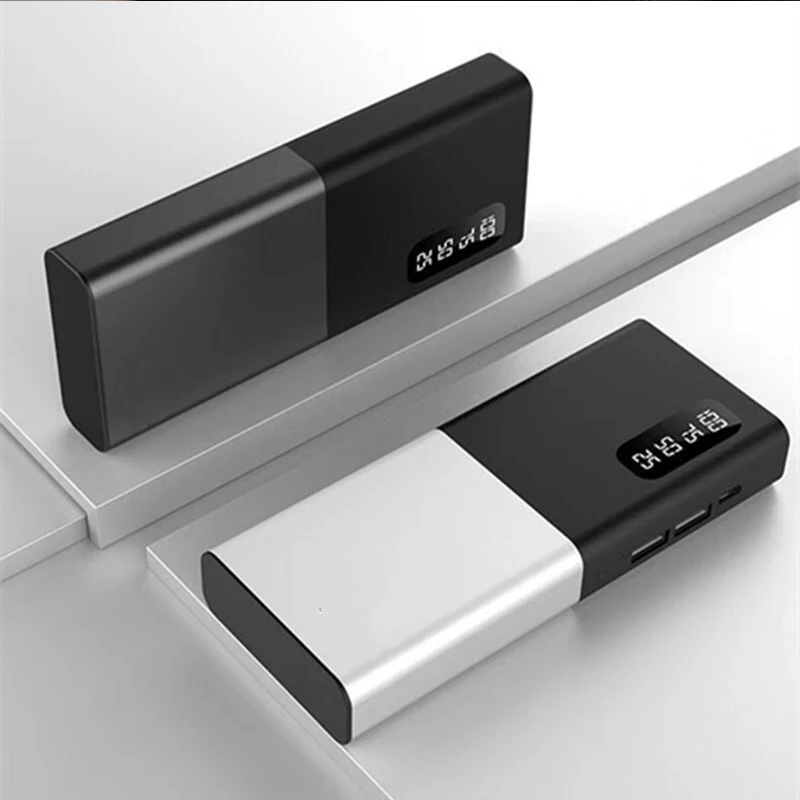 Diy 5*18650 Держатель батареи Чехол для 18650 5 в банк питания USB светодиодный