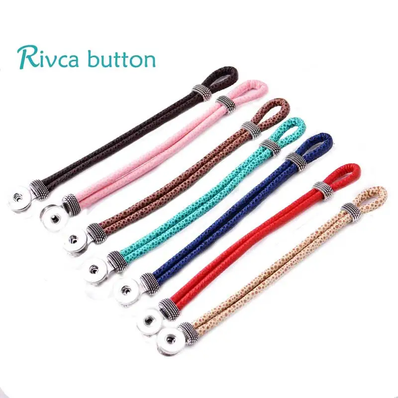 Rivca браслет с застежкой-кнопкой и Женское кольцо покрытием 18 мм застежка-кнопка