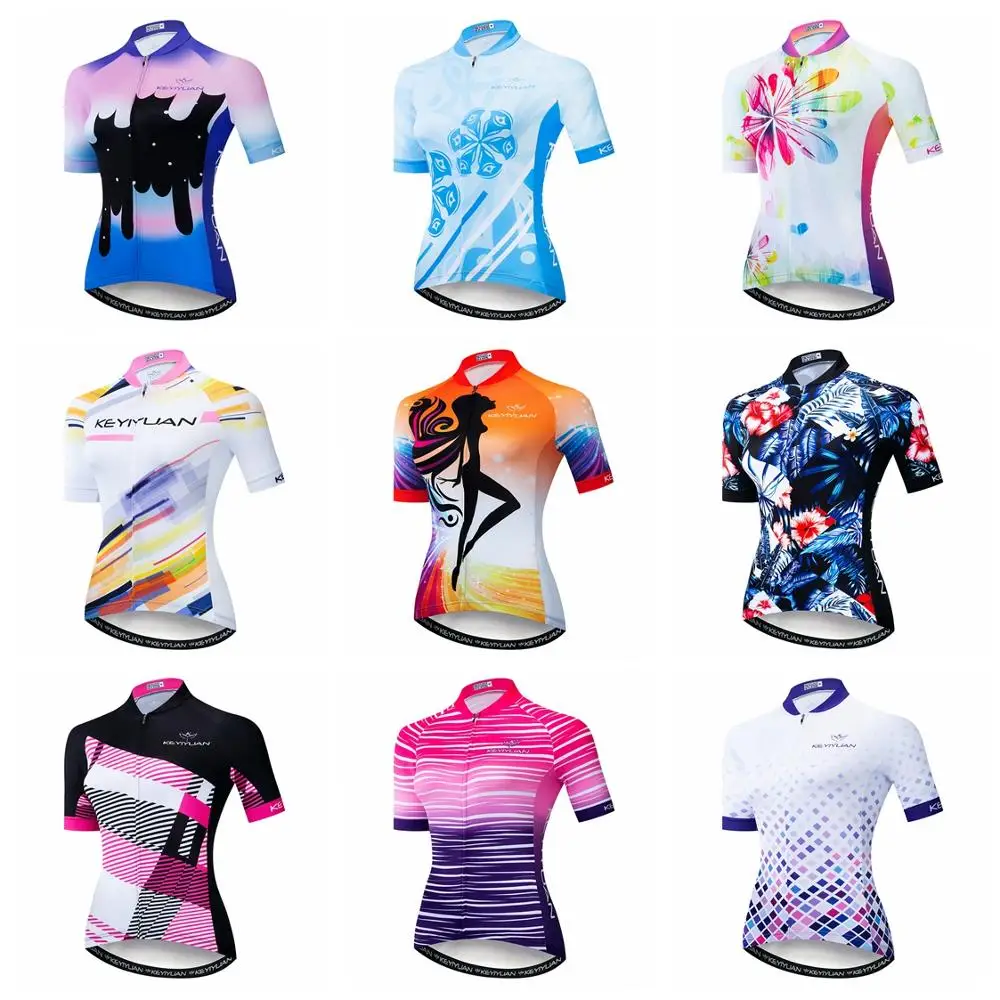 

2020 Cycling Jersey Women Bike jerseys MTB mountain road Tops Ropa Maillot Ciclismo Racing Bicycle Shirts for female cycle wear
