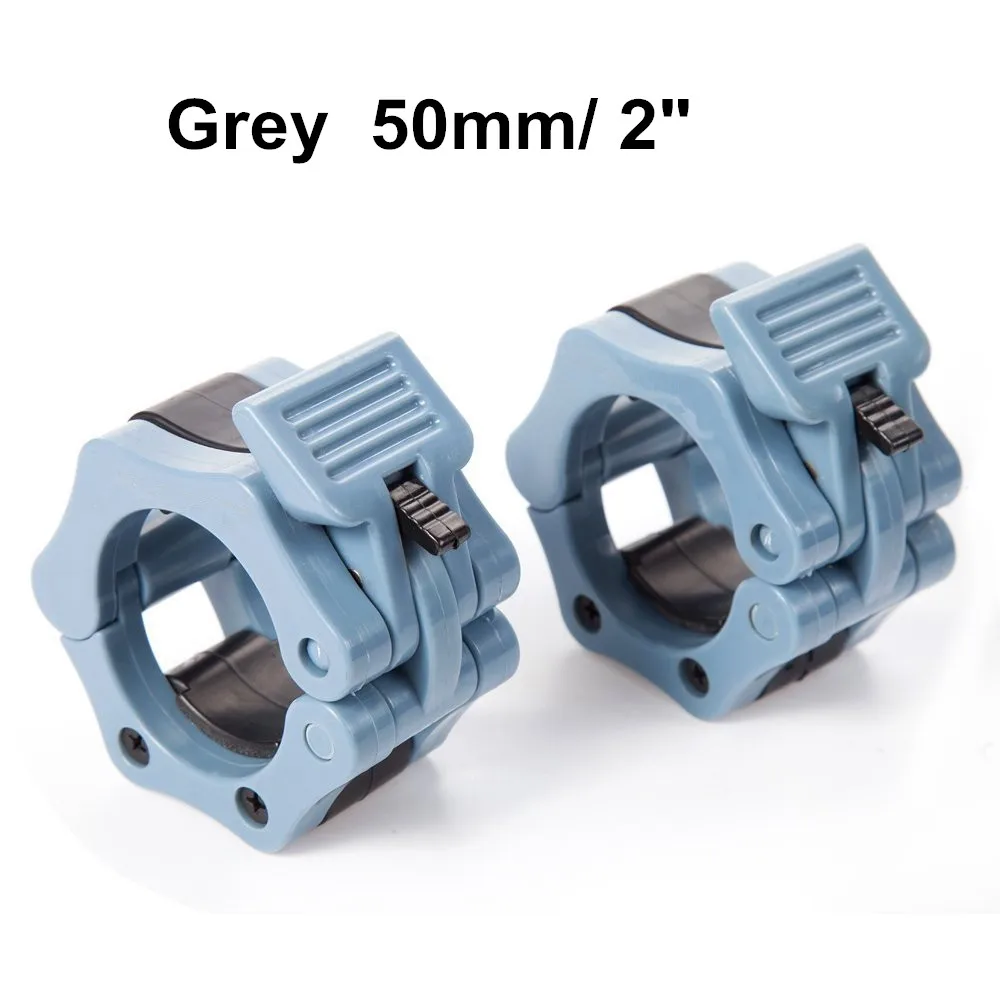 Зажим для штанги 1 пара 2 дюйма ошейник спортзала тяжелая тяга хомуты фитнеса|barbell