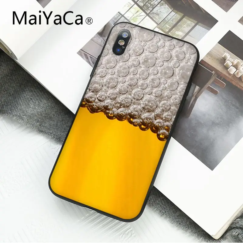 MaiYaCa World Beers alcol Summer Bubble чехол для телефона iphone 11 Pro 11Pro MAX 8 7 6S Plus X XS MAX 5 5S SE XR