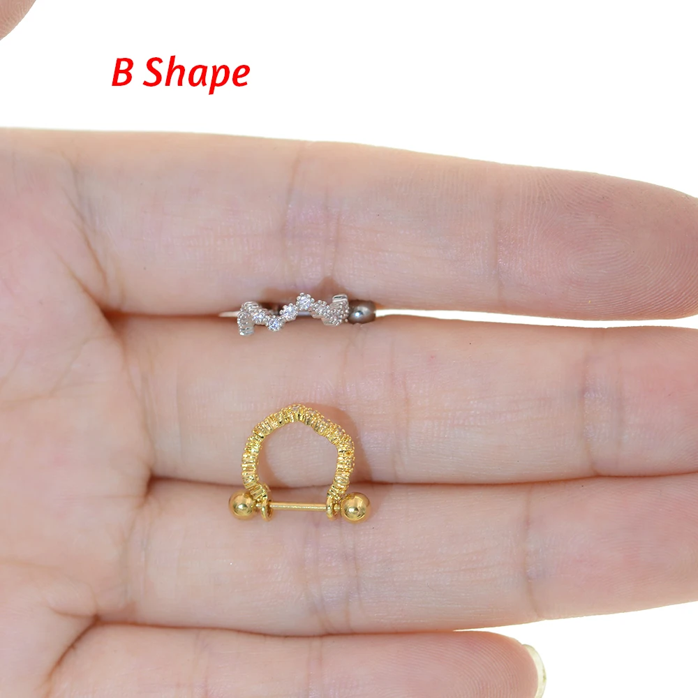 1 шт. новое кольцо для пирсинга Tragus хряща, ювелирные изделия, ювелирные изделия Labret Piericngs 0,8x8 мм, титановые украшения для пирсинга