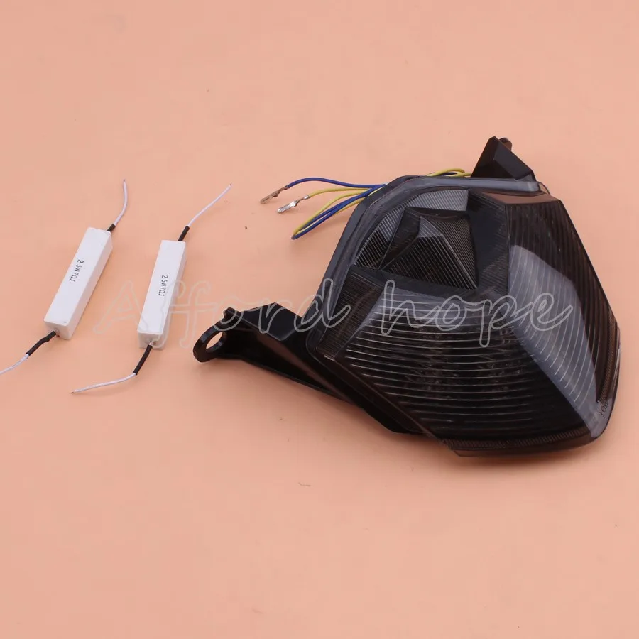 Встроенный светодиодный задний сигнал для мотоцикла указатель поворота и