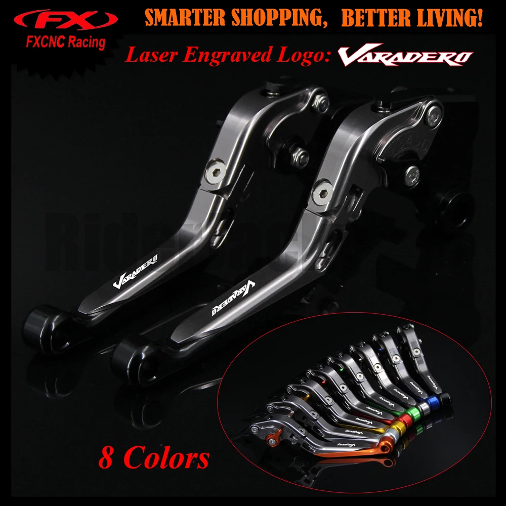 8 цветов черный + титановый для Honda XL1000 Varadero/ABS 1999 2013 2009 2010 2011 2012 CNC Регулируемые