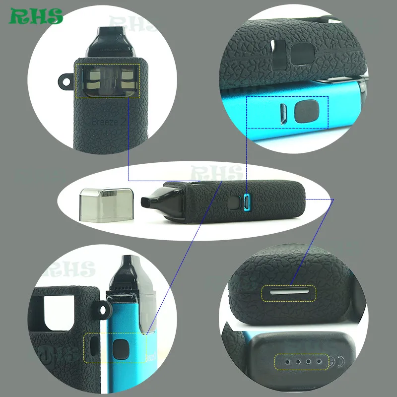 2018 RHS ГОРЯЧЕЕ ПРЕДЛОЖЕНИЕ Новое поступление Aspire Breeze 2 силиконовый защитный чехол