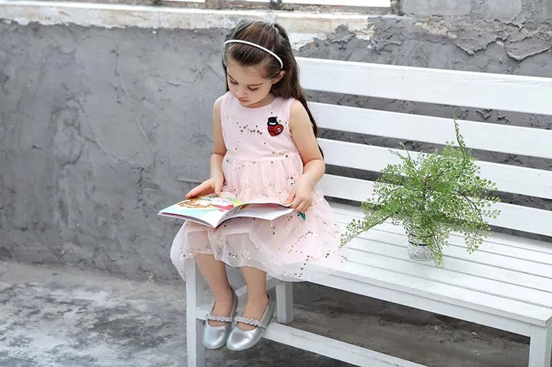 2019 летнее платье для девочек новое модное свадебное принцессы без рукавов с